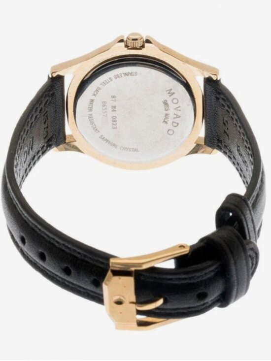 Movado Museum Classic Women\'s Watch 87 E4 0823 Black Dial & Leather Band Ladies main image 6
